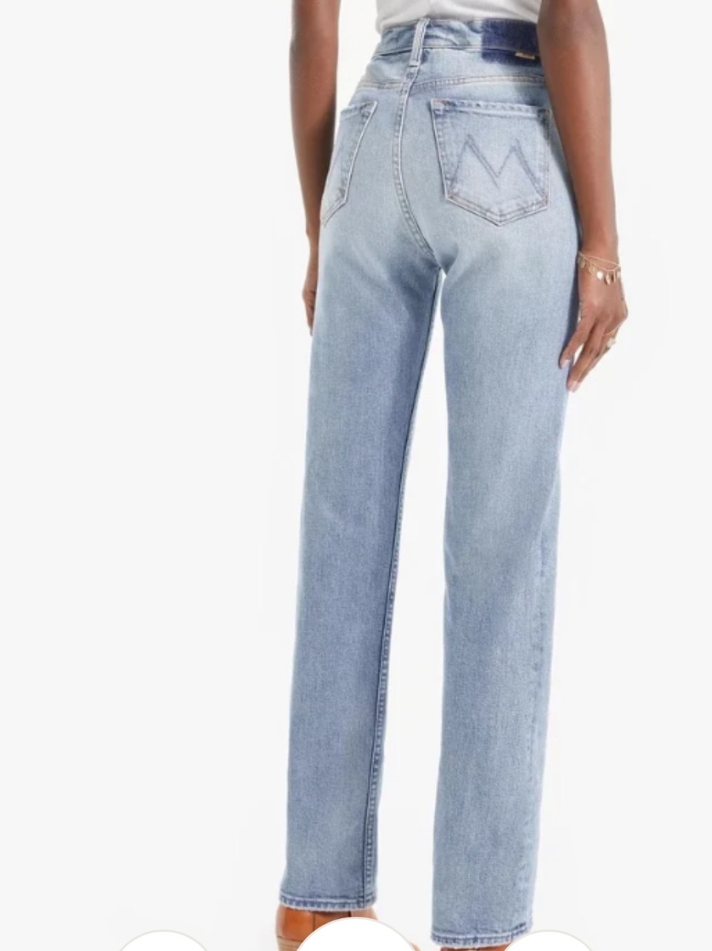 MOTHER Superior High Waisted Rider Skimp Jeans – Give It Up – Size 28 - Picture 8 of 11